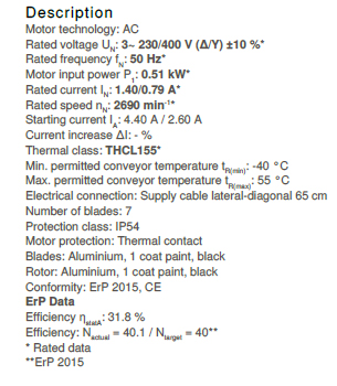 Технические характеристики FC031-2DQ.3B.A7