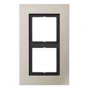 Рамка 2-ая Jung LS-Plus Нержавеющая сталь