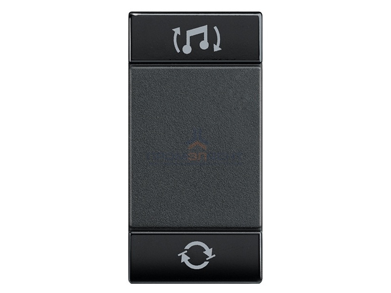 LL Клавиша звуковой системы 1 модуль, цвет антрацит