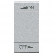 LL Клавиша ON OFF 1 модуль, цвет алюминий
