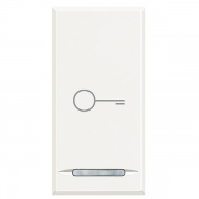 Axolute Клавиши с символами для системы автоматизации для 1 функции - 1 модуль, Ключ, цвет белый