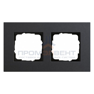 Рамка 2-ая Gira Esprit Linoleum-Multiplex Антрацит