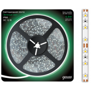 Лента LED 3528/60-SMD 4.8W  12V DC зеленый IP66 (блистер 5м)