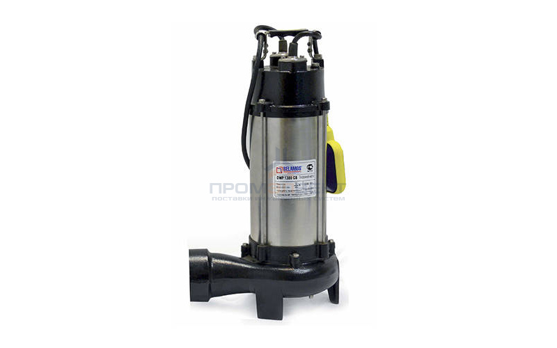 Насос дренажный Belamos DWP 1100 CS PRO - 1,1 кВт (1x230 В, Hmax 7 м, Qmax 233 л/мин, кабель 10 м)