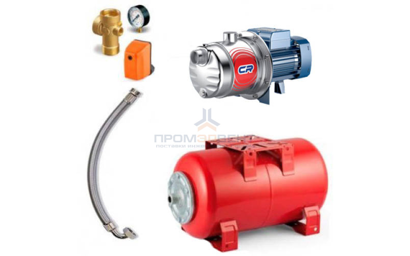 Насосная станция Pedrollo HYDROFRESH 2CRm 80-24 CL - 0,37 кВт (Qmax 70 л/мин, 1x230В, с/х)