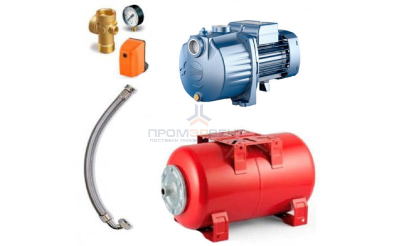 Насосная станция Pedrollo HYDROFRESH 4Cpm 100C-24 CL - 0,75 кВт (Qmax 130 л/мин, 1x230В)