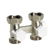 Блок для однотрубной системы прямой LUXOR M 171 - 3/4" x М24x19 (PN10, Tmax 120°C)