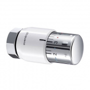 Головка термостатическая Oventrop Uni SH - M30x1.5 (регулировка 0-28°C, цвет белый/хром)