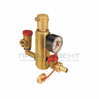 Группа безопасности системы отопления Giacomini R554P - 1" (с отводом)