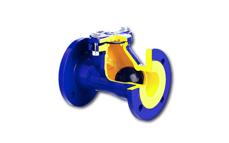 Клапан обратный шаровой Zetkama 400 D - Ду80 (ф/ф, PN16, Tmax 70°C, исполнение №55)