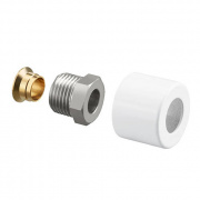 Набор присоединительный со стяжным кольцом Oventrop E - 1/2" для медной трубы D16 мм (цвет белый)