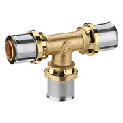 Тройник Giacomini RM150 - 20x2.0 (прессовой, для металлопластиковых труб)