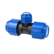 Тройник переходной Политэк  - 40 x 25 x 40 (винтовой, для труб ПНД)