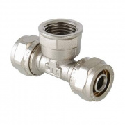 Тройник с переходом на внутреннюю резьбу VALTEC VTm.332 - 26 x 1" (винтовой, для металлопл.труб)