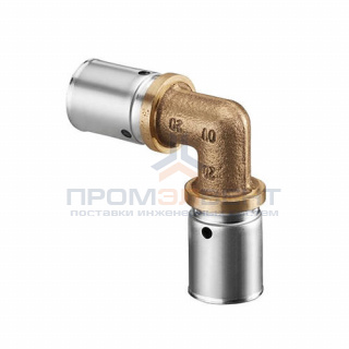 Отвод 90° Oventrop Cofit P - 20x2.5 (прессовой, бронза)