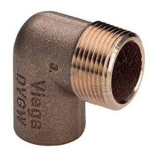 Отвод 90° Viega R4 94092G - 22 x 3/4" (под пайку, для медных труб)