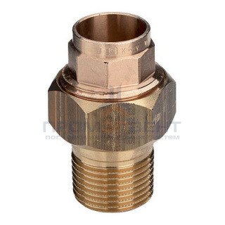 Переход на наружную резьбу разъемный Viega R4 94331G - 35 x 1"1/4 (для медных труб под пайку)