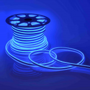 10-212 Светодиодный НЕОН (2 стор.),220В, 6Вт/м,SMD2835,108д/м,IP65,150Лм/м,кат.50м,8*16 мм,синий
