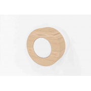 12-100 Светильник светодиодный накладной, деревянный корпус, 3В, 3000К, D80*60 мм