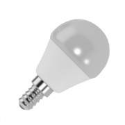 Лампа светодиодная шарик FL-LED GL45 5,5W 2700К 220V E14 45х80 510Лм теплый свет