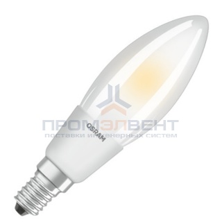 Лампа филаментная светодиодная свеча Osram LED P Retrofit CLAS B 40 DIM 4.5W/827 FR E14 Filament