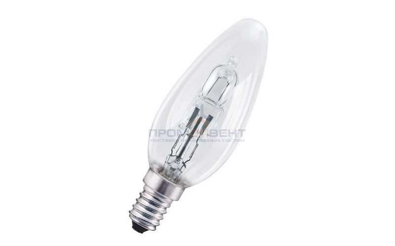 Лампа галогенная свеча Osram 64542 В ES 30W (40W) 230V E14 405lm 2000h d35x104mm