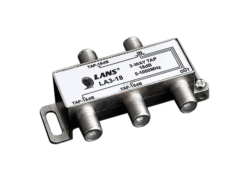 Ответвитель 3 отвода 18.0 дБ