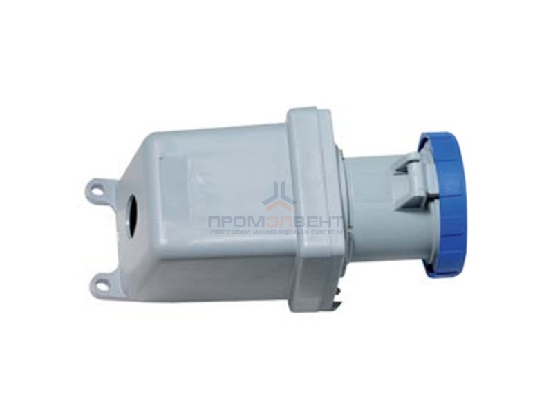 Розетка для накладного монтажа ABB 263 RS6W IP67 63A 2P+E