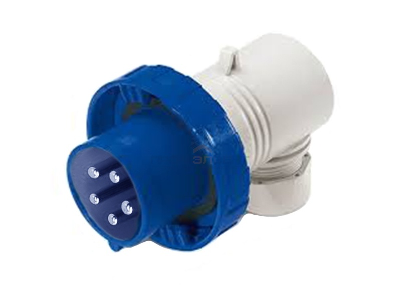 Вилка кабельная угловая DKC Quadro IP67 32А 3P+E+N 400В