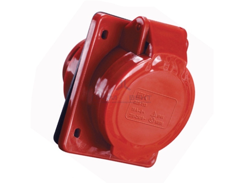 Розетка 415 скрытая 3Р+РЕ+N 16А 380В IP44 ИЭК