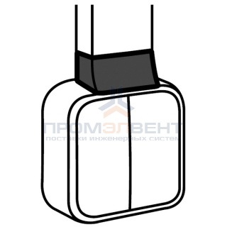 Адаптер QUTEO для кабель-канала 20x12мм Legrand METRA