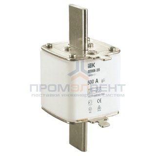 Плавкая вставка предохранителя ППНИ-39, габарит 3,  500А   ИЭК