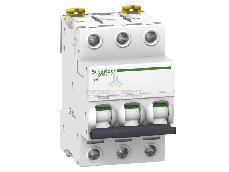 Автоматический выключатель Schneider Electric Acti 9 iC60N 3П 20A 6кА C (автомат)