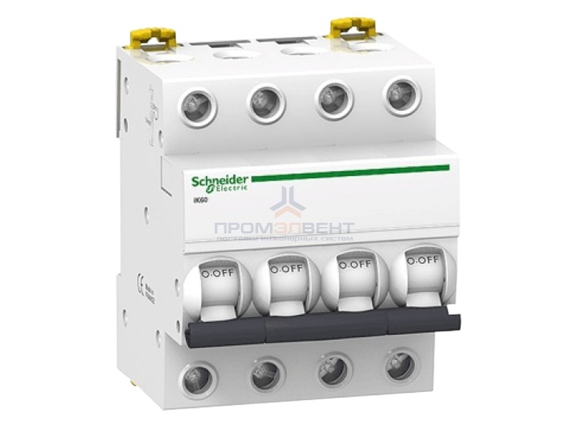 Автоматический выключатель Schneider Electric Acti 9 iK60 4П 25A 6кА C (автомат)