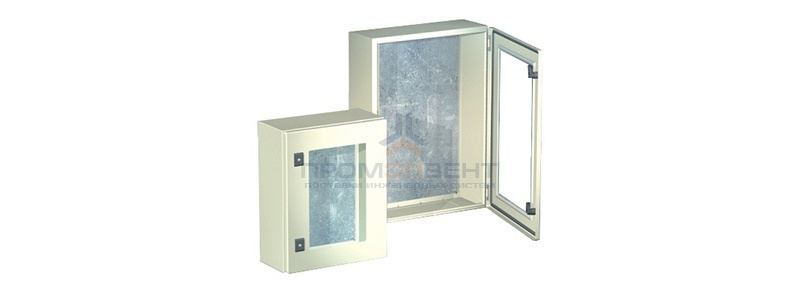 Навесной шкаф CE, с прозрачной дверью, 800 x 600 x 250мм, IP55