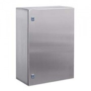 Навесной шкаф CE из нержавеющей стали (AISI 316), двухдверный, 600 x 800 x 300мм, с фланцем