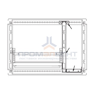Комплект кабельного отсека, для шкафов CQE 2000 x 400мм