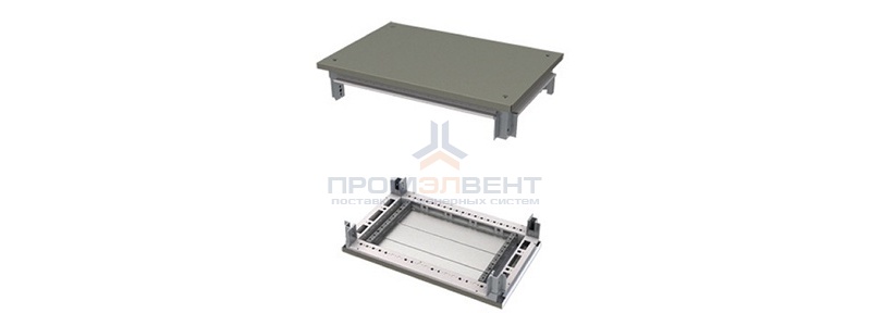 Комплект, крыша и основание, для шкафов CQE, 600х1000 мм