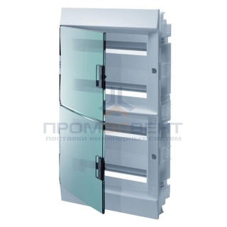 Бокс в нишу ABB Mistral41 72М зеленая дверь без клеммного блока