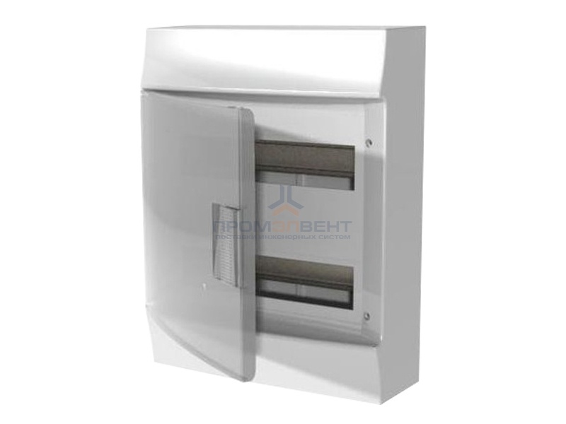 Бокс настенный ABB Mistral41 24М прозрачная дверь с клеммным блоком