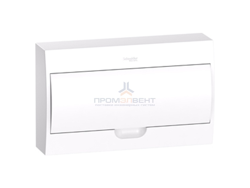 Бокс навесной Schneider Electric Easy9 на 18 модулей с белой дверью с клемниками N+PE