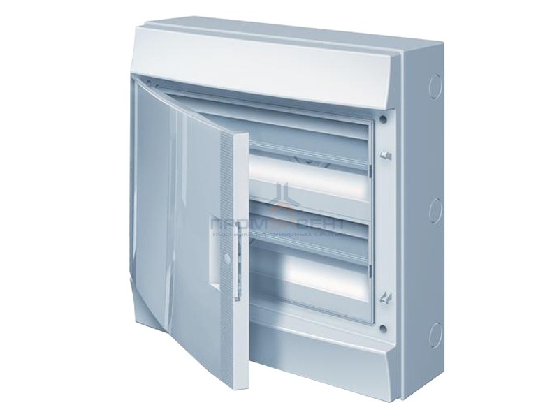 Влагозащищенный настенный бокс ABB Mistral65 36М (2х18) непрозрачная дверь без клеммного блока