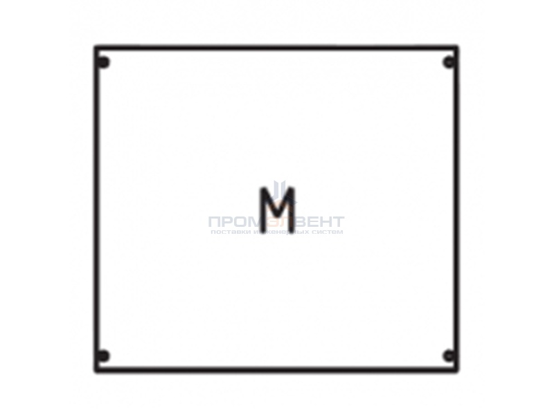 Панель с монтажной платой 2ряда/3 рейки высота 450 мм