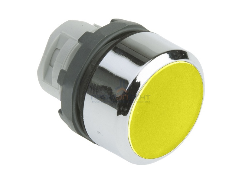 Кнопка ABB MP1-21Y желтая (только корпус) с подсветкой без фиксации